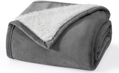 UGG – Bliss Sherpa Throw – Cozy Reversible Accent Blanket – Modern Home Décor – Comfortable & Decorative Blanket for Bed or Sofa - 50” x 70” - Firewood