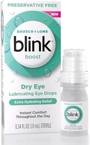 Blink Boost Preservative-Free Lubricating Eye Drops, Eye Care Drops for Dry Eyes, Instant Moisture for Dry Irritated Eyes & Comfort Throughout the Day, Contact Lens Friendly, 10 mL
