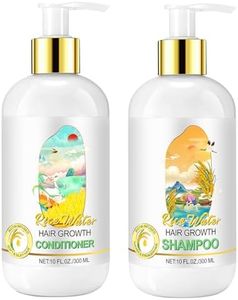 Shampoo e balsamo all'acqua di riso per la crescita dei capelli, 100% Biologica e Naturale, Nutriente e Idratante. A base di Riso Fermentato, per diradamento dei capelli e perdita di capelli 300ml