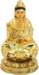 Ripe India® Vastu / Feng Shui Lady Buddha / Guan Yin / Kwan Yin / Kuan Yin /Tara Devi Goddess Of Mercy And Compassion Idol Sculpture Statue Murti Feng Shui Kuan Yin Goddess Of Mercy Showpiece 11.5 Cm