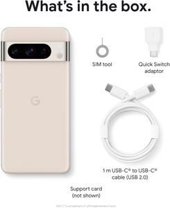 Google Pixel 8 Pro Smartphone, 128GB – Porcelain