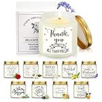 10 Jars Thank You Gift Candles 3.5 