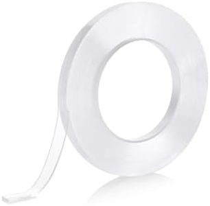Double Sided Tape,Nano Mounting Tape Heavy Duty, Length 3m Clear Two Sided Wall Tape,Removable Picture Hanging Adhesive Tape Strips,Poster Carpet Tape for Home Office Car