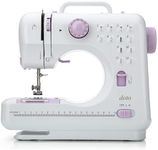 Mini Sewing Machine for Beginner by doto - Small Electric Sewing Machines with 2 Speed 12 Built-in Stitch Patterns DT-054-UK-A14