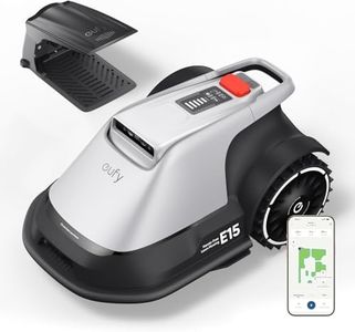 eufy E15 Mähroboter ohne Begrenzungskabel, Keine Signalausfälle, Kein RTK, TrueVision Technologie, Smart-Navigation, Garten bis 800m², Präzisionsrandschnitt, Hindernisvermeidung, App-Steuerung