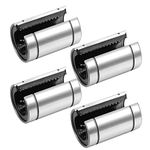 uxcell LM25UUOP Linear Ball Bearings Open Type, 25mm Bore Dia, 40mm OD, 59mm Length (Pack of 4)