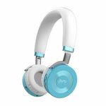 JuniorJam Plus Volume Limiting Headphones for Kids, Foldable & Adjustable Bluetooth Headphones, 22-Hour Battery Life USB-C Charging (Teal)