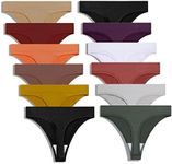 GRANKEE Thongs for Women Pack-Seaml