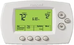 Honeywell YTH6320R1001 Wireless FocusPro 6000 Kit Wireless FocusPRO Programmable Thermostat Equipment Interface Module & Return Air Sensor Power Method: Battery Stages Heat/Cool: 3/2 Gas Oil e