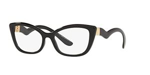 Dolce & Gabbana DG 5078 Black 55/18/140 women Eyewear Frame, Black, 55/18/140