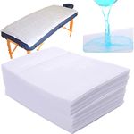 Uralili 20 pcs Massage Table Sheets Waterproof and Oil Proof Disposable Massage Table Cover Non Woven Fabric&Polypropylene Fabric 31" X 70"