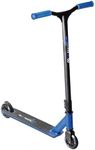 muuwmi stunt scooter for kids and adults, black/blue, high finish kickscooter for skate parks (Black-Blue)