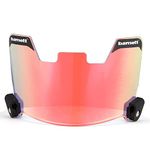 BARNETT Visor Revo Clear Red, Football and Lacrosse Helmet Eye-Shield