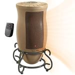 Lasko Designer Series Ceramic Space Heater-Features Oscillation, Remote, and Built-in Timer, Beige