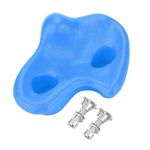 Dilwe Rock Climbing Holds, 10 Pcs Safety Comfortable Climbing Stones Kit with Hardware Fittings for Children Playground (Blue)