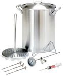 Bayou Classic 3025 30-Quart Aluminum Turkey Fryer Pot with Accessories