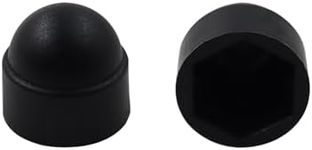 Plastic Bolts Covers,ULIFESTAR Screw Caps Assortment,Nuts Protection Caps,Hexagonal Bolts Head Caps,Black Hex End Cap Covers,Decorative Dome Bolts Covers for Automotive