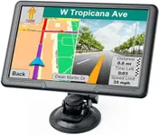 GPS Navigator for Car with Lastest 2024 Map, Free Lifetime Update, Car GPS Navigation System for Truck Commercial Drivers, Support Postcode POI Search, Voice Guidance, Speedcam Speedlimit Alerts, FM