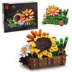 FunBlast Building Blocks for Kids – 924 Pcs Blocks & Bricks Toys, DIY Puzzle Blocks for Kids, STEM Flower Theme Building Assembling Play Set, Educational & Learning Toy for Kids (Multicolor)