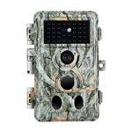 Game Trail Camera No Glow 24MP 1296P H.264 MP4/MOV Video Night Vision 0.1S Trigger Motion Activated Easy Operate Waterproof Wildlife Hunting Deer Cam Password Protected Photo & Video Model Time Lapse