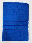 Bombay Dyeing Flora 100% Cotton Royal Blue Xtra Large Size Bath Towel 450 GSM, Solid Colors (180cm x 90cm)