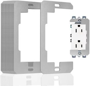 Wall Plate Spacer, 20Pack Metal Flush Fit Device Level Plate for Wall Outlet Repair and Loose Electrical Plug Fix, Outlet Spacers Extender Shims for Electrical Box/Switch