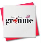 Claire Giles Hearts and Stars Happy Birthday Grannie Card