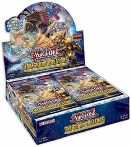 Yu-Gi-Oh! Trading Cards The Grand Creators Booster Box 1st Edition - 24 Packs of 7 Cards Each