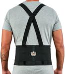 Ergodyne ProFlex 1650 Back Support Belt, 7.5" Elastic, Adjustable, Removeable Straps, Large