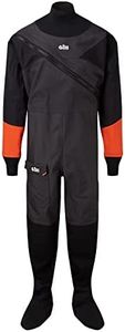 Gill Dry suit - Fully Taped & Waterproof Ideal for Watersports such as Dinghy, Sailing, Kayaking & Paddleboard (Black, M)