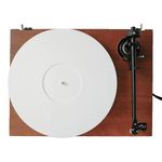 Menesia Acrylic Turntable Mat - Vinyl Slipmat for Record Player Accessories, White Acrylic Slip Mat Vinyl