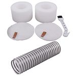 HouYeen Foam and Felt Filter Kit with Lower Duct Hose for Shark NV601 NV601UK NV601UKT Lift-Away Vacuum Cleaner