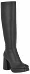 NINE WEST Women's Vadda Knee High Boot, Black 003, 6 UK
