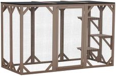 PawHut Outdoor Cat House, Catio Woo