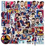 Football Star Stickers Messi Sticker Small Decals |50 Pcs| for Hydro Flasks Laptop Phone Case Computer Water Bottle…