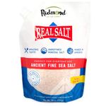 REDMOND Real Sea Salt - Natural Unrefined Organic Gluten Free Fine, 26 ounce pouch (1 Pack)