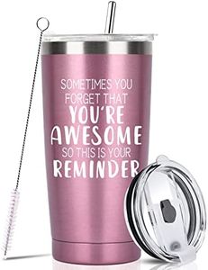 Gifts for Mom Women Wife Her 20 OZ Tumbler Cup with Straws Lids Birthday Mothers Day Gifts from Kids Daughter Son Sister Gifts for Sister Friends Cadeau Fete Des Mere