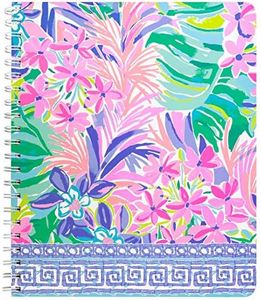 Lilly Pulitzer Large Hardcover Spiral Notebook, 11" x 9.5" with 160 College Ruled Pages, It Was All A Dream