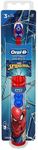 Oral-B Kid's Battery Toothbrush featuring Marvel's Spiderman, Soft Bristles, for Kids 3+