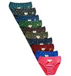 JIL X Women's Cotton Briefs (Pack of 10) (DSS_Multicolor_S)