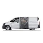 Compatible Mercedes Metris Van Insect Net Polyester Car Mosquito Net Universal Size Magnetic Camping car Mosquito net RV Sliding Door Mosquito Net Van Life Essentials (Small Size:59 * 43 in)