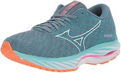 Mizuno Women's Wave Rider 26 Running Shoe, Antigua Sand/White, 9