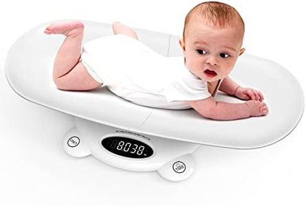 Simshine Digital Baby Scale Weight All Family, Weighing Newborn Wiggly Babies, Pets, Cat and Dog - Long Press Unit for 3 Seconds Flip The Display