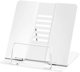 WuGU Leggio da Tavolo per Libri, Supporto per Libri Regolabile in Metallo per Ricette, Libri di Testo, Documenti, Libri di Musica, Supporto per Libri di Cucina con 6 Posizioni Regolabili