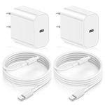 iPhone 15 16 Charger Fast Charging 10 ft USB C to USB C Cable Long,Apple 60W Type C Cord and USBC Wall Block Power Adapter Cube Brick for iPhone 16 Pro/16 Pro Max/16 Plus/15 Pro/15 Pro Max/15 Plus