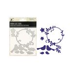 Little Birdie-Thin Cut Dies - Blooming Wreath