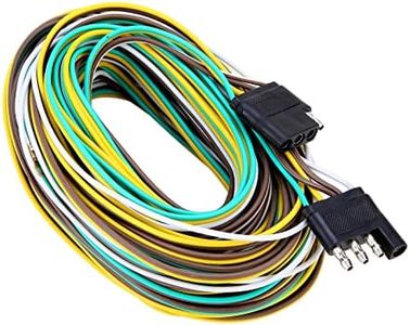 Trailer Wiring 50ft Trailer Wire, Serlainxin Trailer Wiring Harness Kit, Trailer Wiring Kit, Trailer Wire Harness, Trailer Wire Kit, Boat Trailer Wiring Kit, Trailer Light Wire, 4 Wire 4 Pin 4 Way