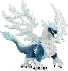 schleich 70790 Dragón de hielo, a partir de 7 años, ELDRADOR CREATURES - figura, 19 x 22 x 13 cm