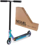 Sequel Ignite Stunt Scooter, Pro Complete Trick Scooter for Kids 8+, Beginner Skatepark BMX Scooter (Neo)
