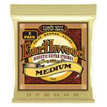 Ernie Ball Earthwood Medium 80/20 Bronze Acoustic Guitar Strings 3-Pack - 13-56 Gauge